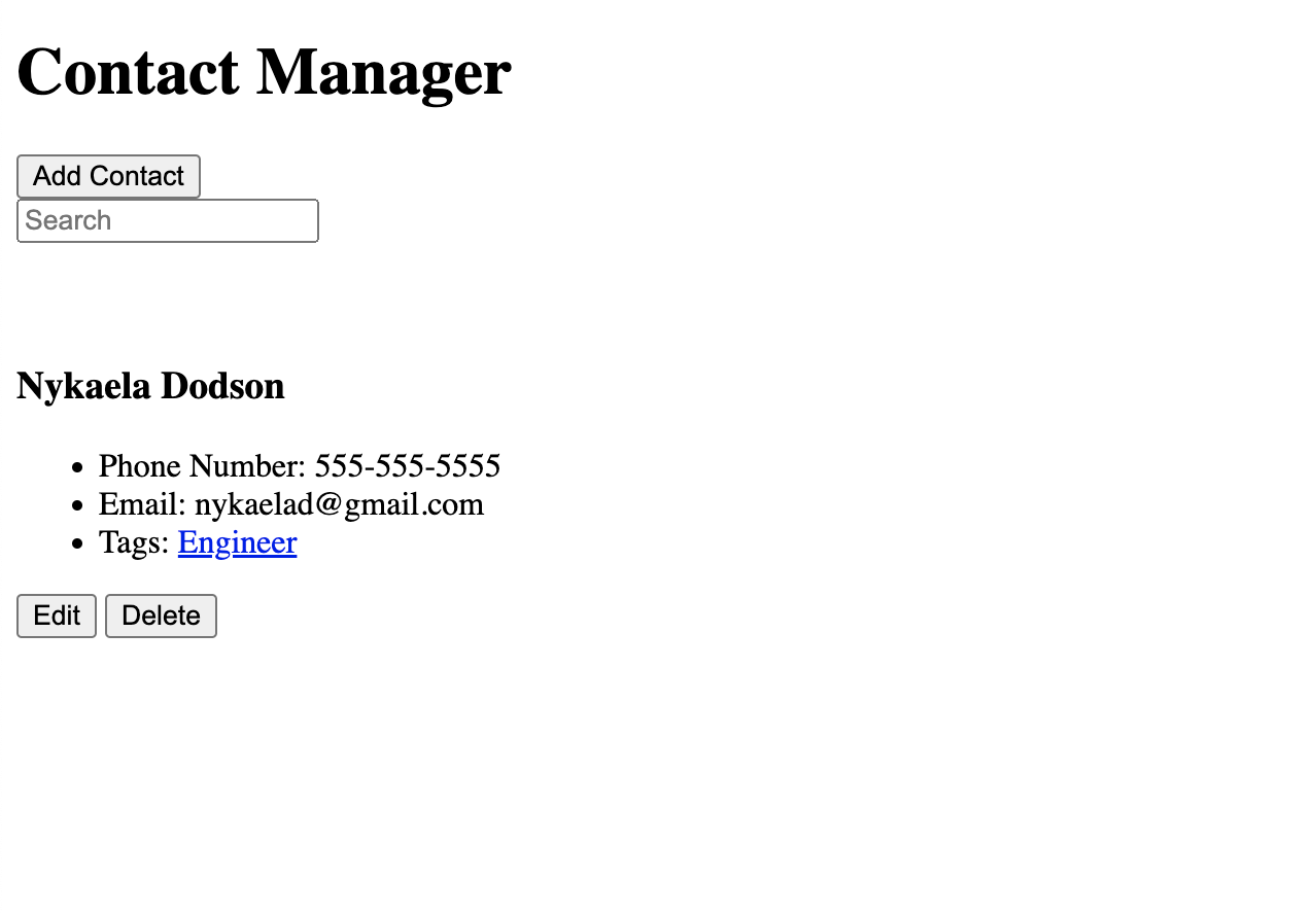 contact manager